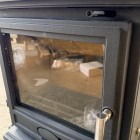 "LIGHTLY USED" - Ecosy+ Rock Landscape 5kw - Defra Approved -Eco Design Approved  - Multi-Fuel Stove - Cast Iron